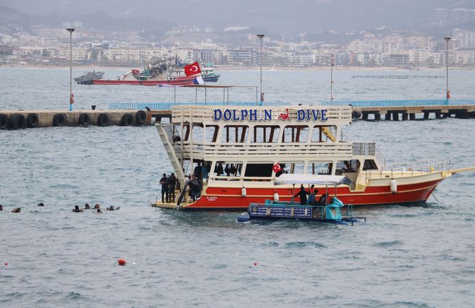 Alanya'da deniz temizliği