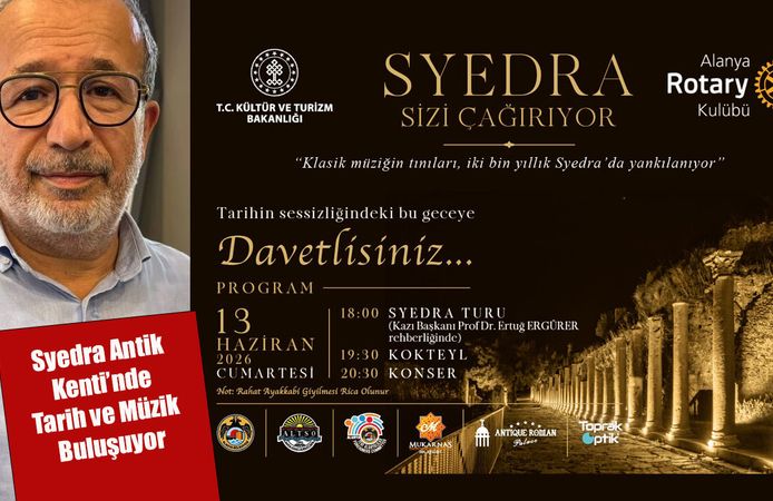 2 Bin yıllık Syedra’da klasik müzik tınıları yankılanacak!