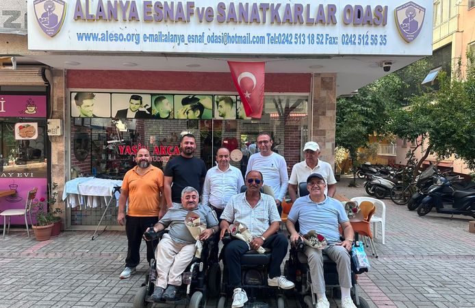 Engelsiz Platformu'ndan Alanya Esnaf ve Sanatkârlar Odası'na ziyaret