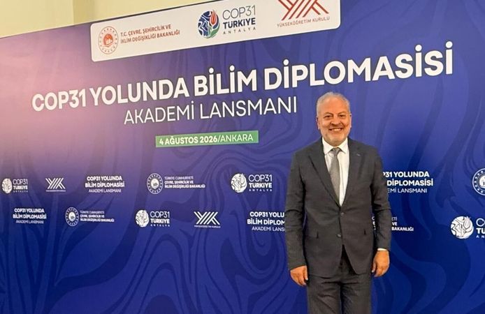 Alanya Üniversitesi Rektörü COP31 Bilim Diplomasisi Lansmanına katıldı