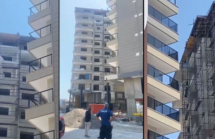 Alanya’da otel inşaatında ücret krizi: İşçi çatıya çıkıp tehditler savurdu