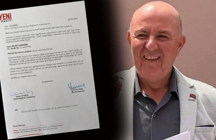 Bülent Kandemir: Yeni Parti Alanya’da güçlü bir başlangıç yaptı
