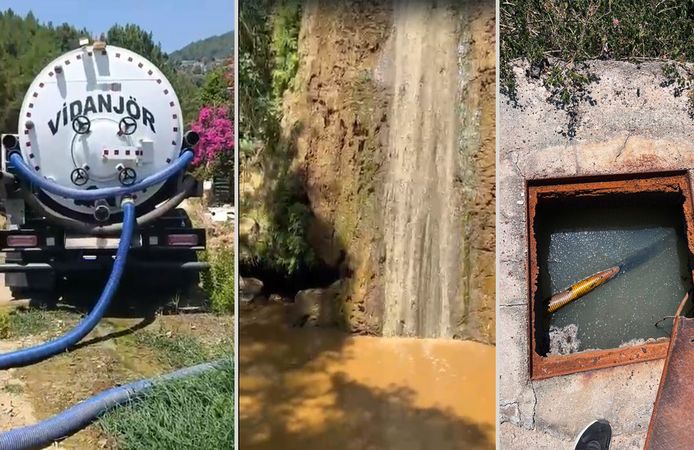 Alanya'da Hacet Deresi'ne uzatılan atık su vakası
