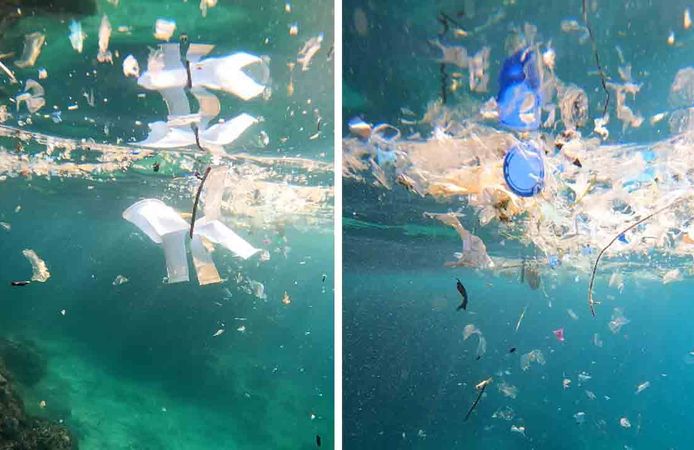 Mikroplastik kirliliği, su altında daha yoğun