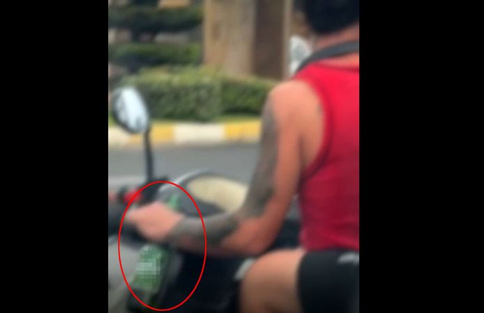 Alkollü motosikletliye 107 bin lira ceza