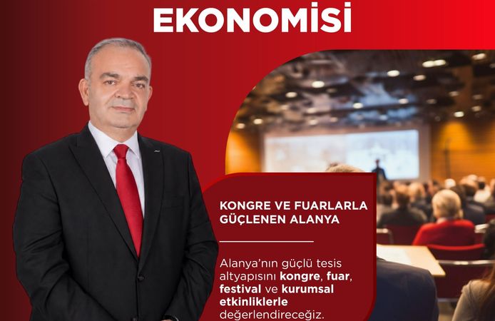 Mustafa Tuna Alanya için kongre ve etkinlik ekonomisi projesini açıkladı