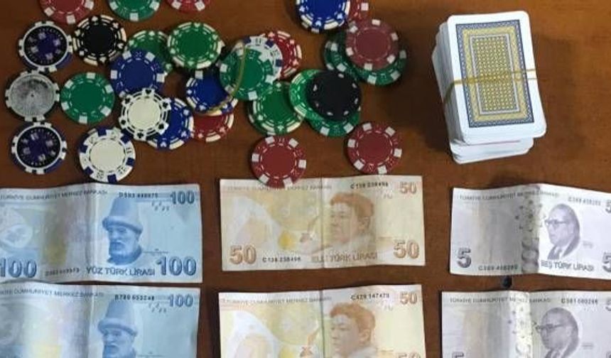 Alanya'da kumar oynayanlara ceza