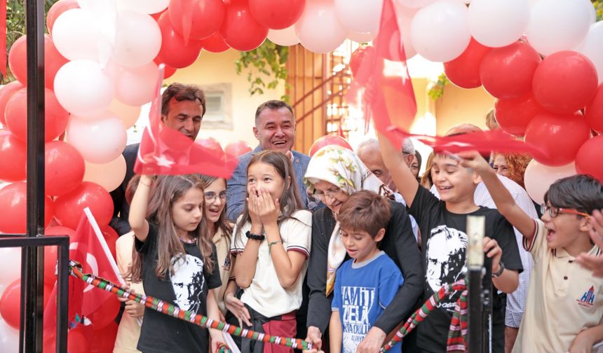 Alanya'da Çocuk Kütüphanesi ve Masal Evi açıldı