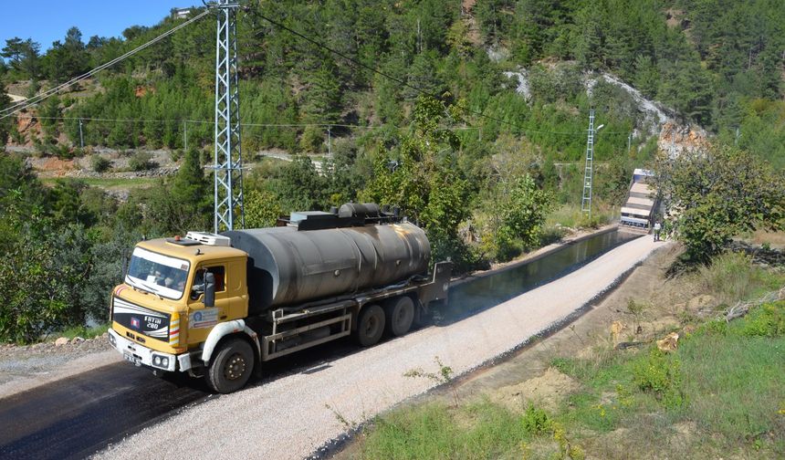 Alanya Beldibi ve Fakırcalı yolu asfaltlandı