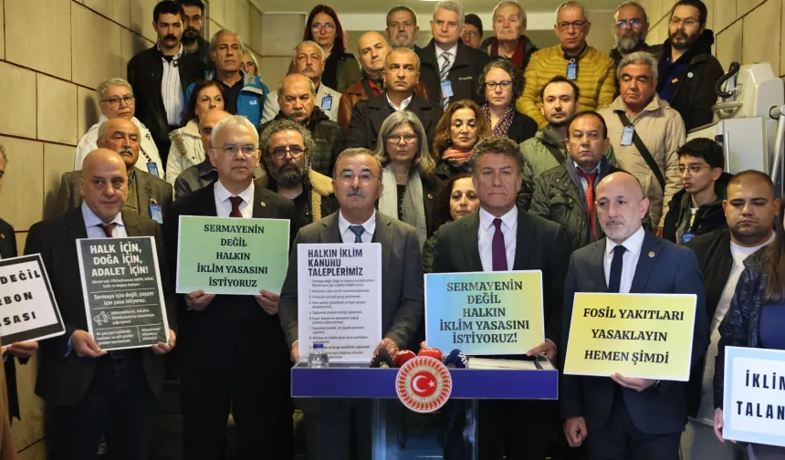 İklim Kanunu teklifine vekillerden eleştiri!