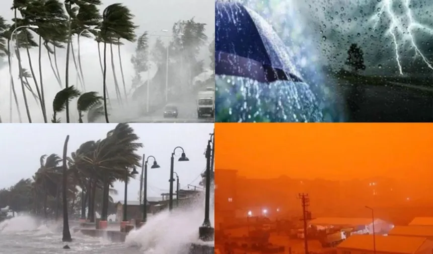 Meteoroloji'den 21 ile kuvvetli yağış uyarısı