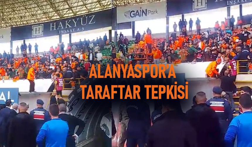 Alanyaspor evinde kaybetti, taraftar tepkili