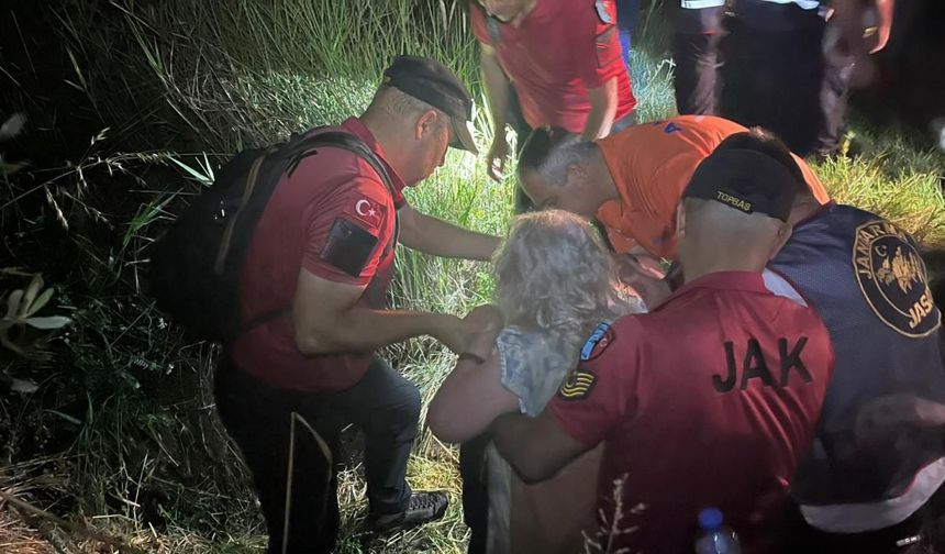 Kayıp kadın çalılıkların arasında yatarken bulundu