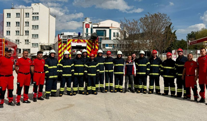 Temel itfaiyecilik ve arama kurtarma eğitimi