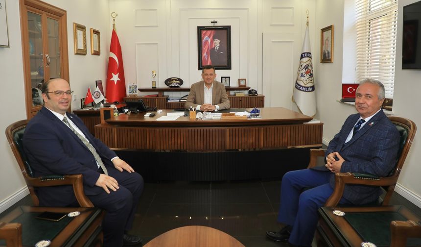İYİ Parti Alanya İlçe Teşkilatı’ndan Kaymakam Ürkmezer’e ziyaret