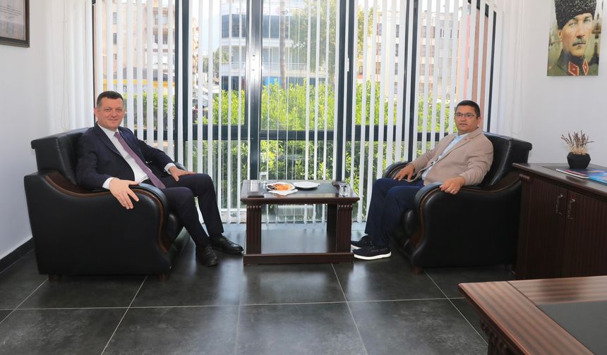Alanya Kaymakamı Ürkmezer’den veda ziyareti