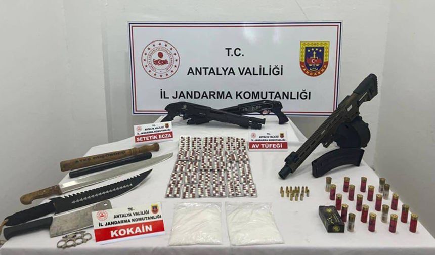 Antalya'da uyuşturucu operasyonu; 1 tutuklu