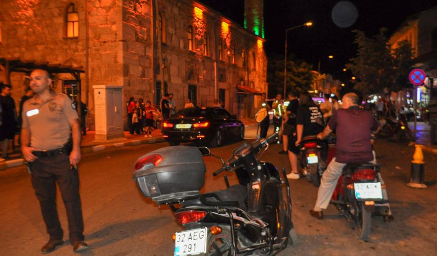 Yalvaç'ta motosiklet denetimi