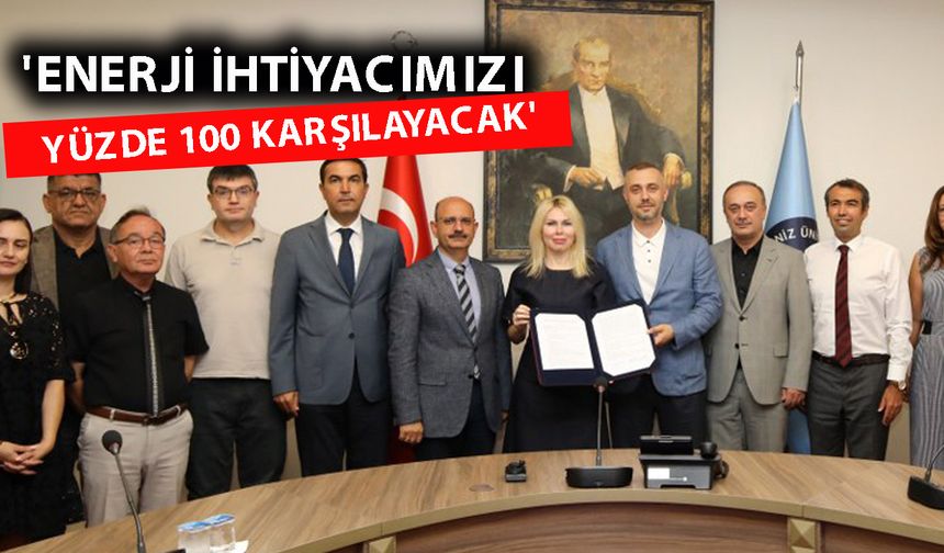 Üniversiteler arasında en büyük GES projesi, AÜ'de hayata geçiyor
