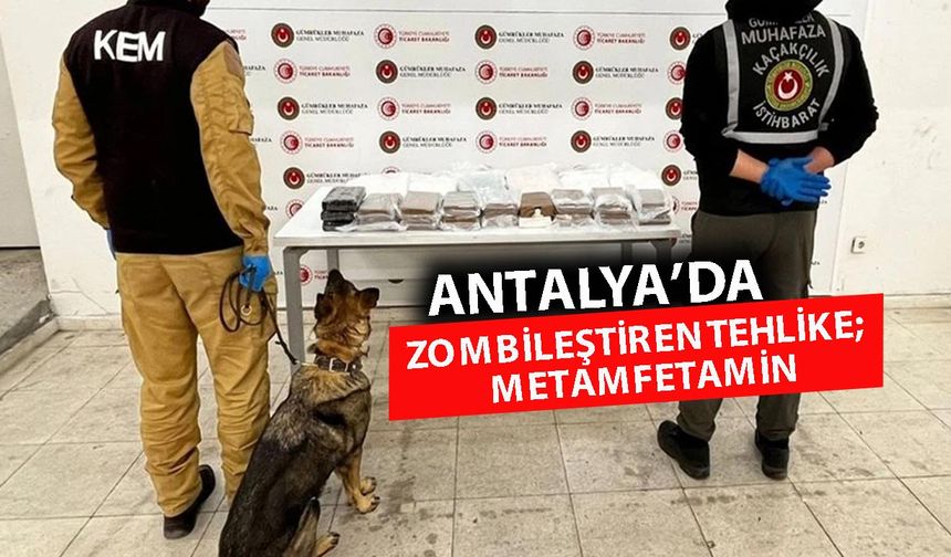 Esrar ve metamfetamine 'gümrük' darbesi