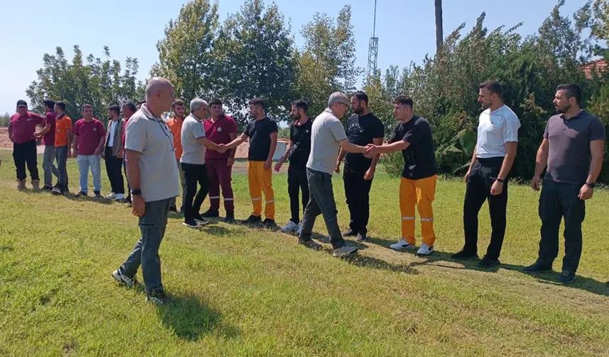 Müdür Kayıran'dan 'Ateş Savaşçıları'na teşekkür