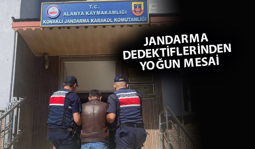 Antalya’da jandarma operasyonu: 208 Aranan şüpheli yakalandı