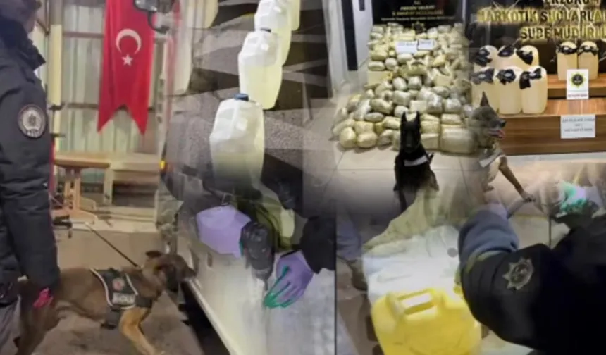 Erzurum ve Mersin'de 447 kilogram uyuşturucu: 3 gözaltı