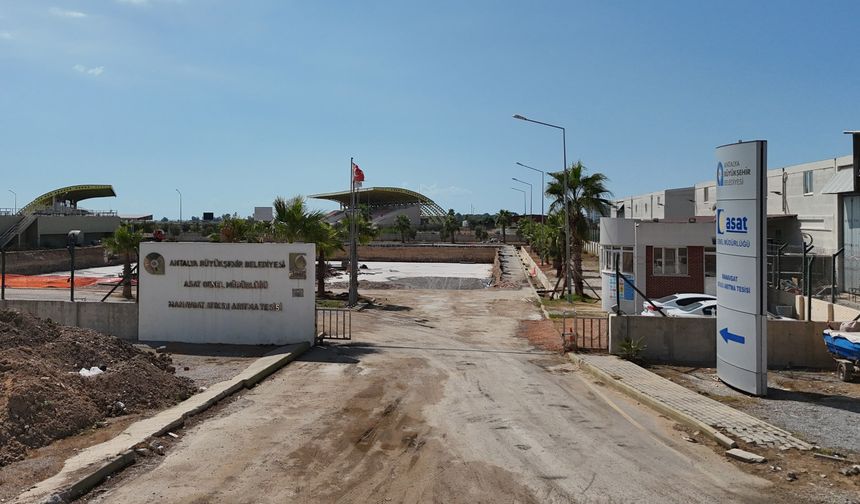 Manavgat Atıksu Arıtma Tesisi'nin kapasitesi artırılıyor