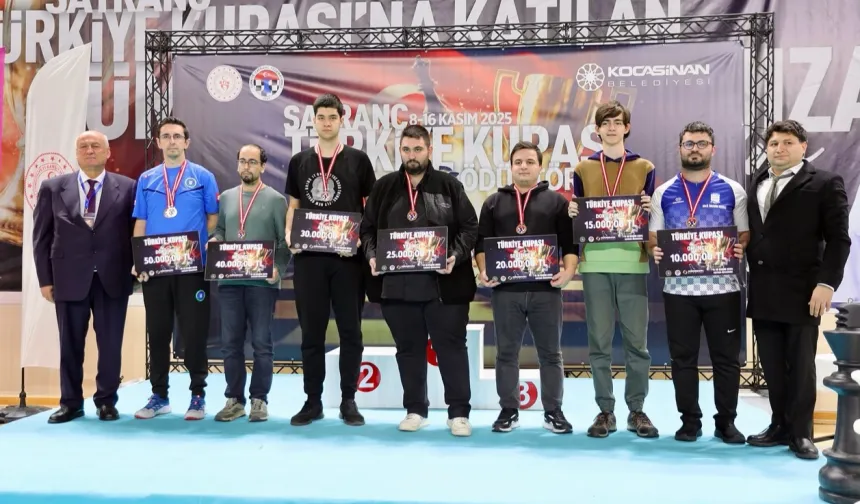 Satranç Türkiye Kupası sona erdi