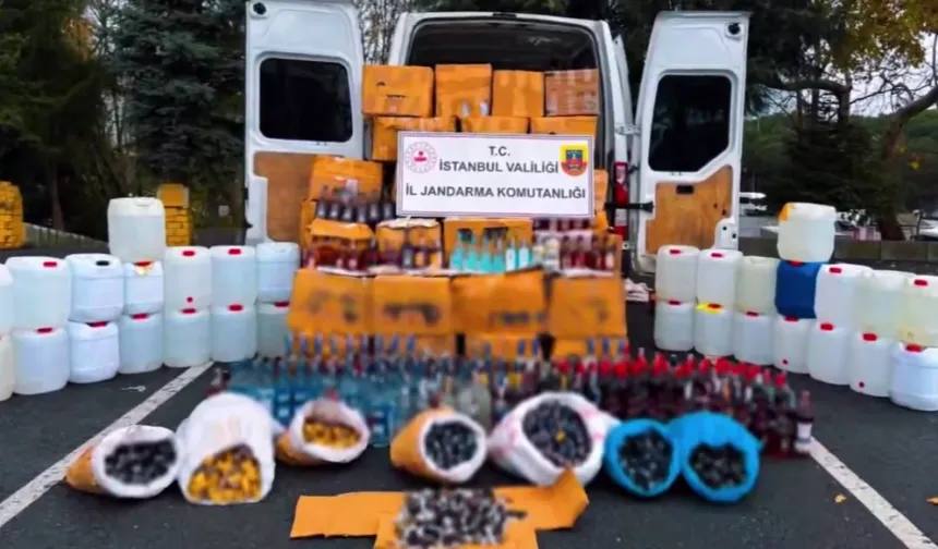 Antalya dahil 17 ilde on binlerce litre sahte alkol ele geçirildi!