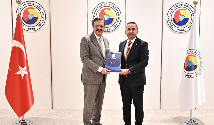 MATSO Başkanı Güngör, Başkan Hisarcıklıoğlu'na dosya sundu