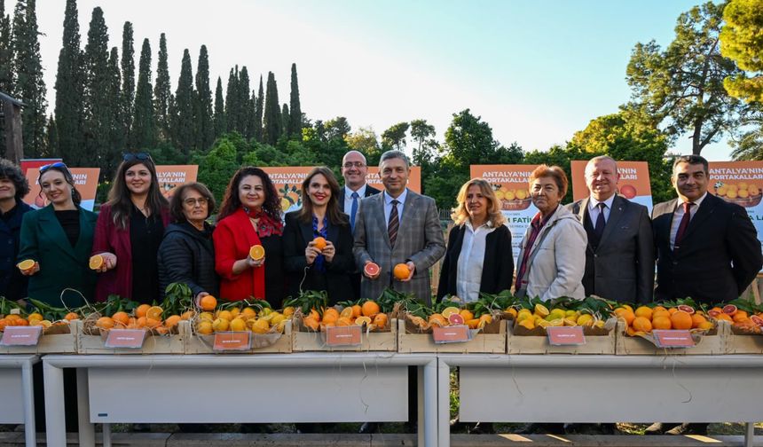 BATEM, Antalya portakallarını tanıttı