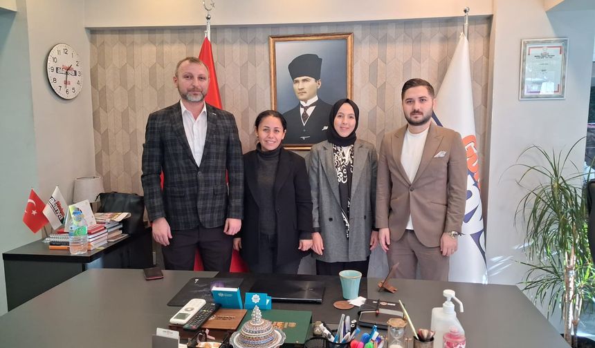MHP Alanya Teşkilatı'ndan Gündem Alanya Gazetesi'ne vefa ziyareti