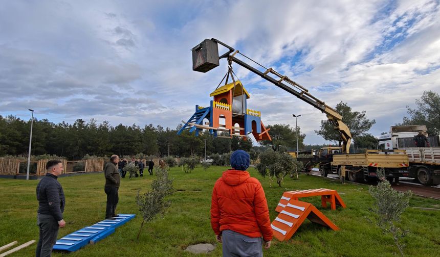 Antalya'da evcil dostlara oyun parkı