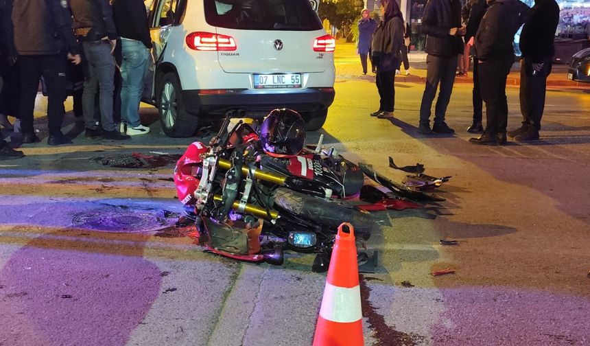 Manavgat'ta kaza: Motosikletli sanal medya ünlüsü öldü