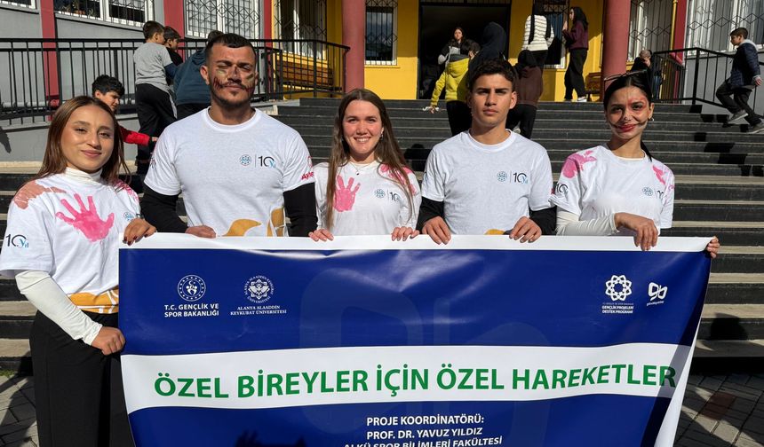 'Özel Bireyler İçin Özel Hareketler" projesi tamamlandı