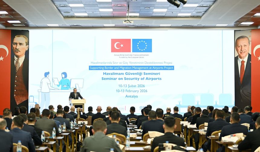 Antalya'da Havalimanı Güvenliği Semineri düzenlendi