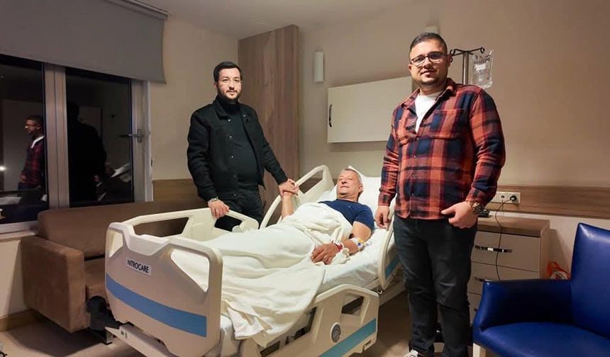 Dozerin belediye çalışanına çarptığı kaza kamerada