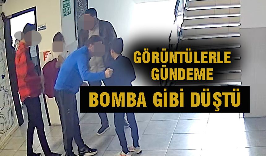 Alanya'da okulda çocuğa şiddet: Olayla ilgili görüntüler ortaya çıktı