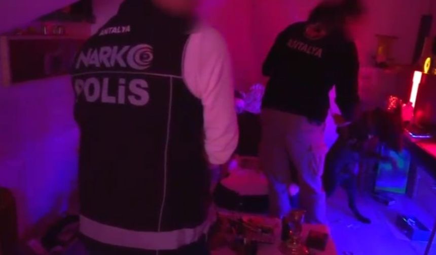 Alanya’da dev narkotik operasyonu