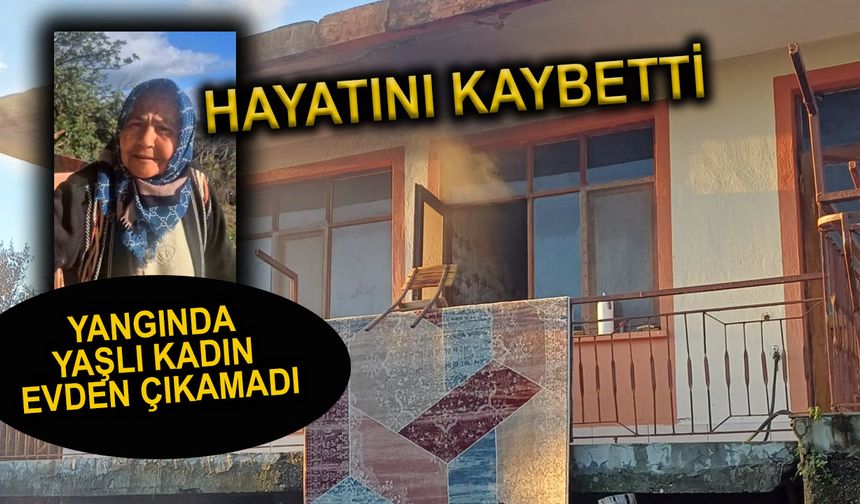 Antalya'da bir evde yangın çıktı: Yaşlı kadın hayatını kaybetti
