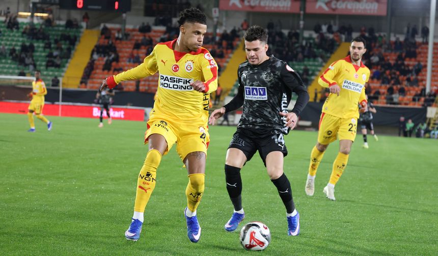 Ziraat Türkiye Kupası'nda Alanyaspor - Galatasaray'a 1-2 yenildi