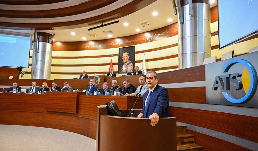ATSO meclisinde gündem savaş
