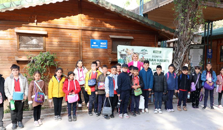Çocuklar hayvanları ve yaban hayatını tanıdı