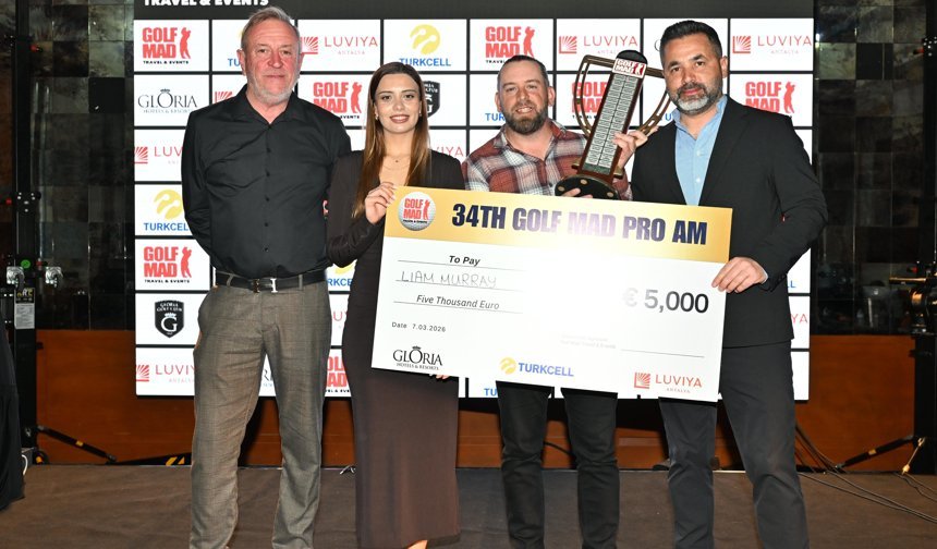 Golf Mad Pro-Am Golf Turnuvası'nda şampiyon Murray oldu