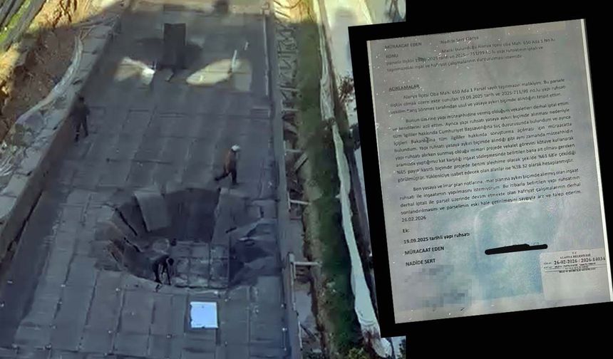 Alanya’da inşaat skandalı: Arsa sahibi bile “iptal edin” diyor