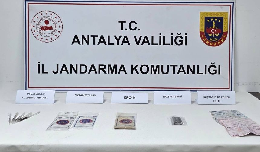 Antalya Döşemealtı'nda uyuşturucu operasyonu
