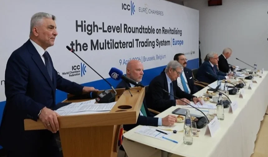 Bakan Bolat Brüksel'de yuvarlak masada konuştu