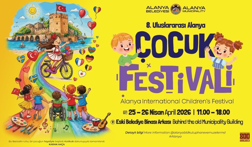 Uluslararası Alanya Çocuk Festivali başlıyor