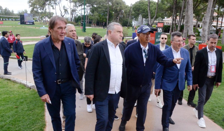 Bakan Bak, Turkish Airlines Open 2026 Golf Turnuvası ödül töreni için Antalya'da